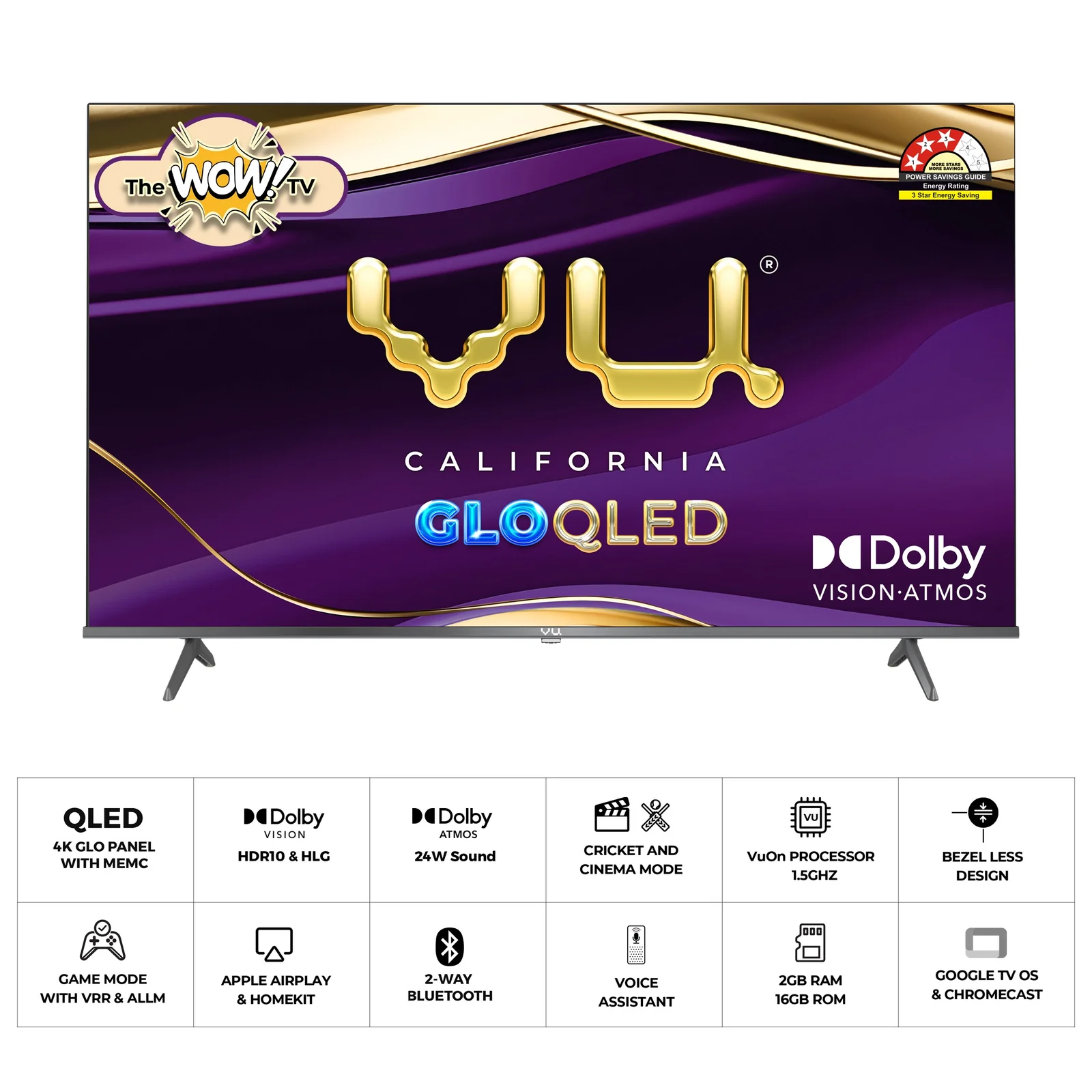 Vu Glo Dolby Edition 43 Inch - Front View 2